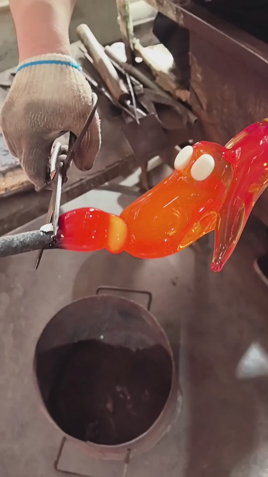 Murrana 【Playful Pup】 New Chinese traditional aesthetics light luxury high-end handmade glass art animal ornaments